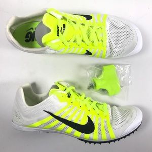 NIKE ZOOM D DISTANCE TRACK FIELD WHITE/VOLT/BLACK